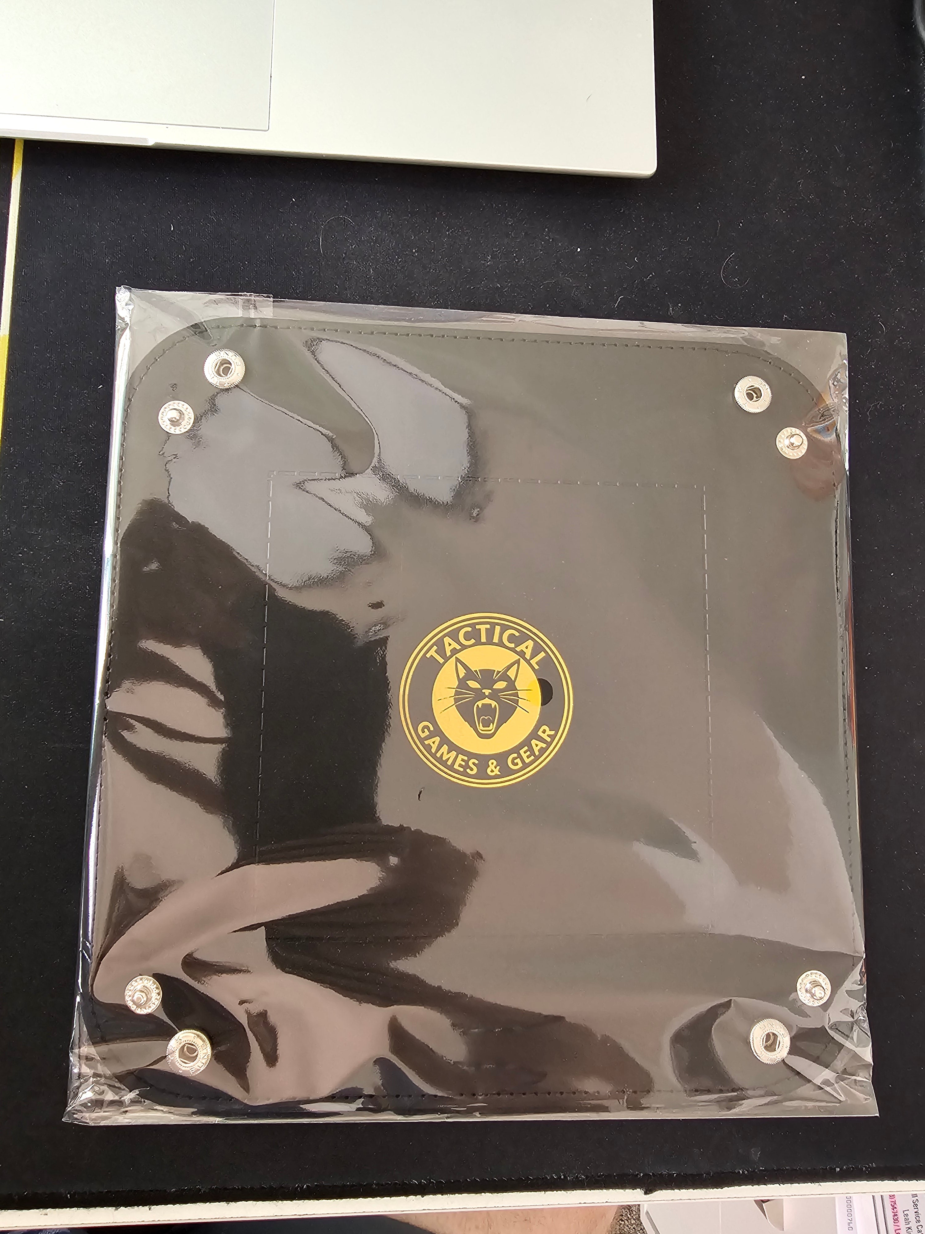 Fold Flat Dice Tray - Black