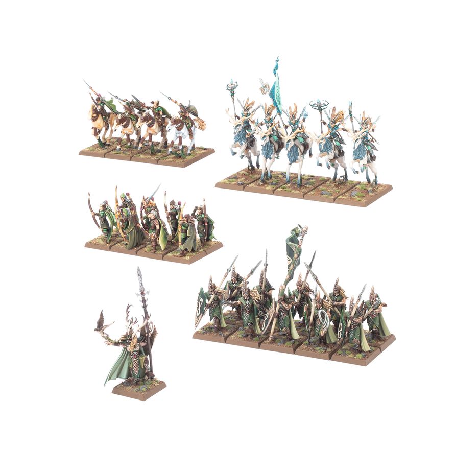 Warhammer The Old World - Wood Elf Realms Battle March Army